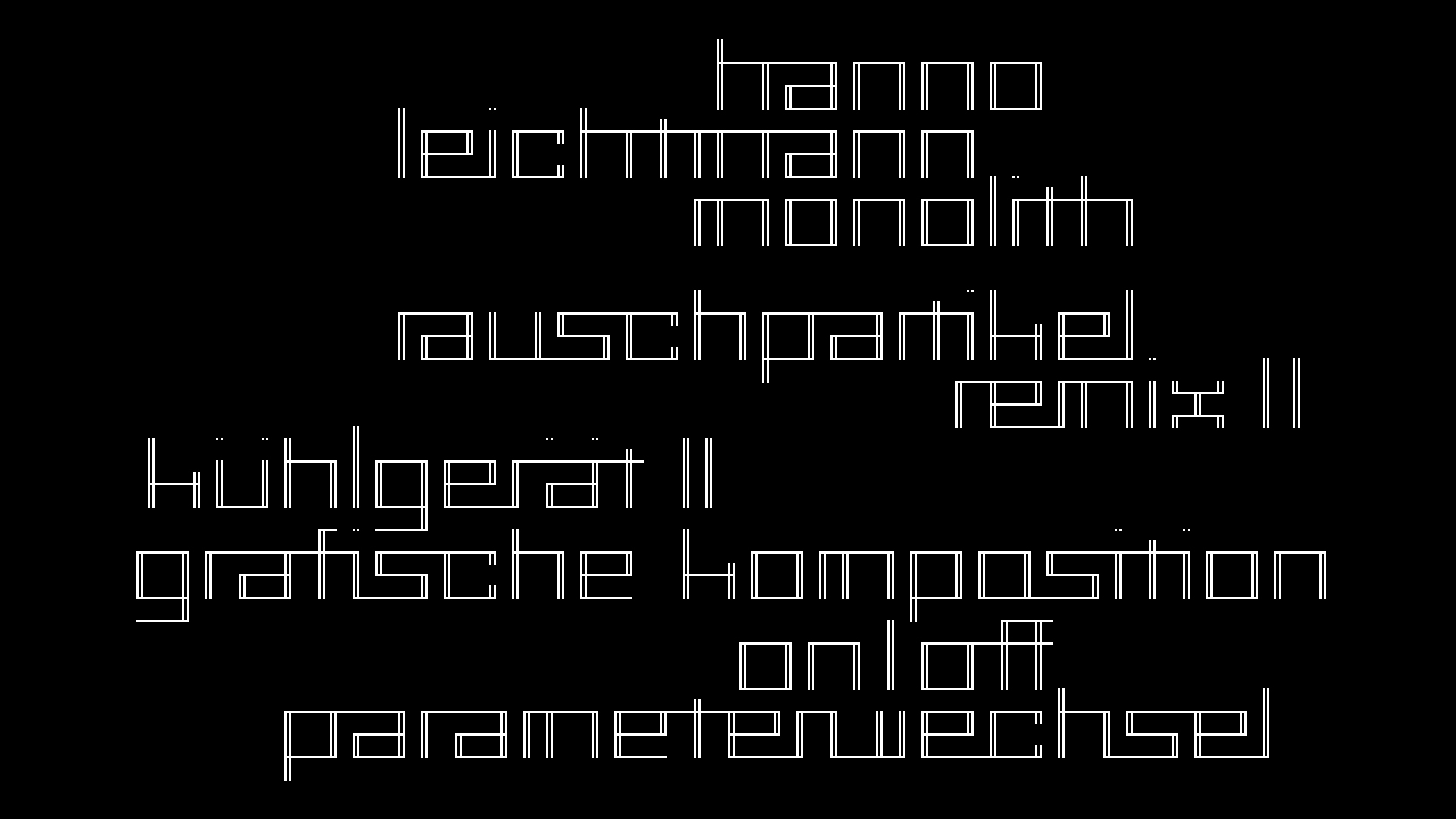 2021-03-10 Hanno Leichtmann - 1996 Monolith (rauschpartikel Remix 1 - 3)